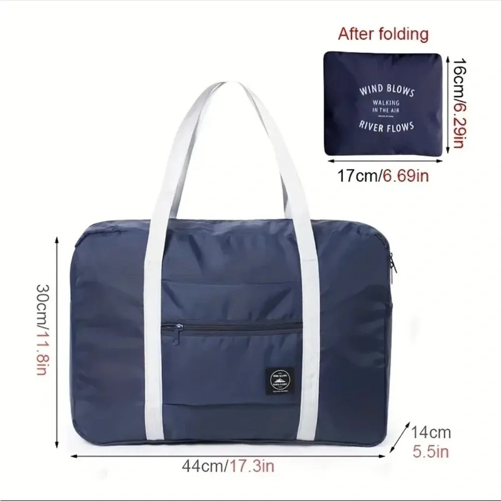 Navy Blue Travel Bag